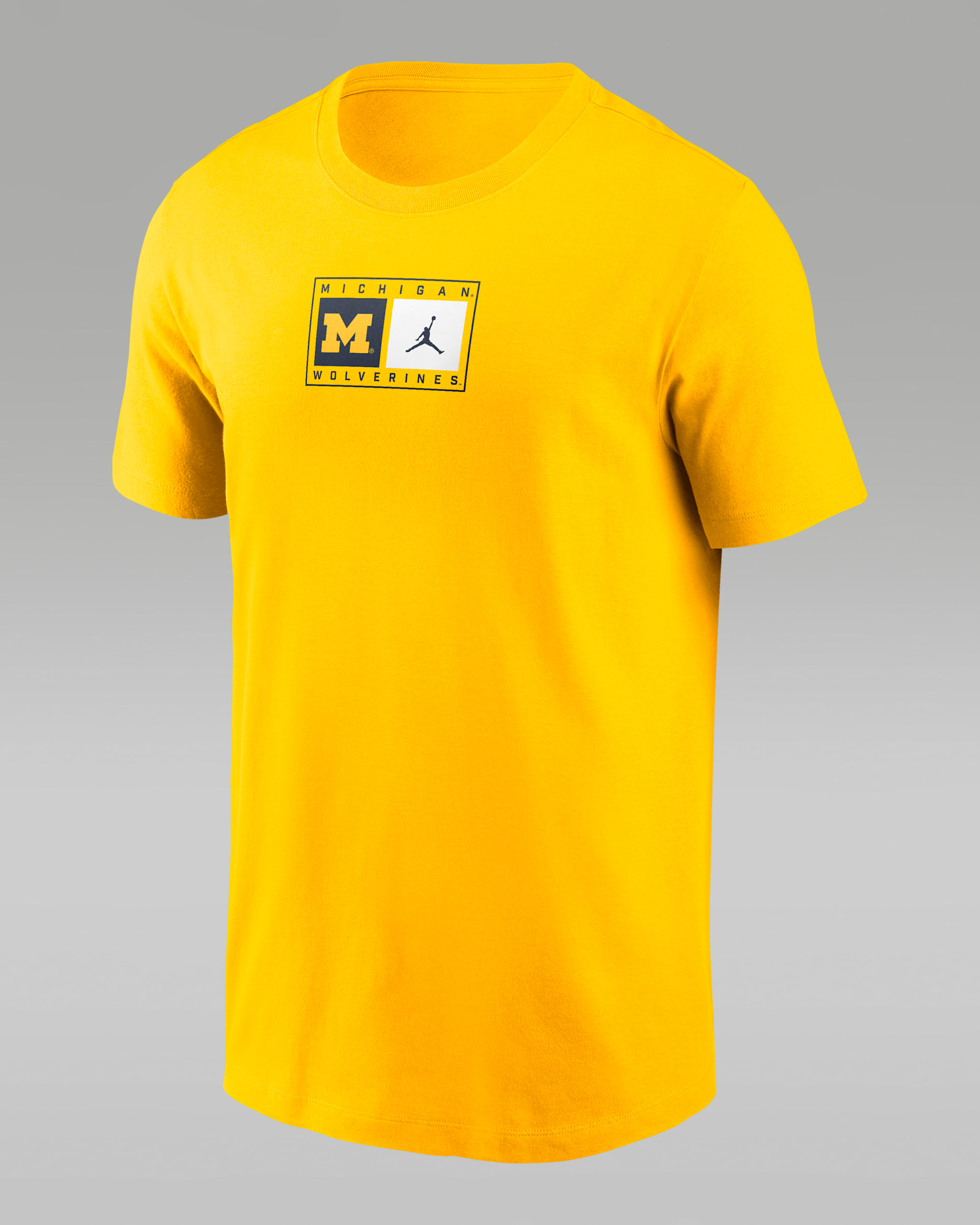 Michigan Campus Logo Swoosh Men's Jordan Brand College T-Shirt